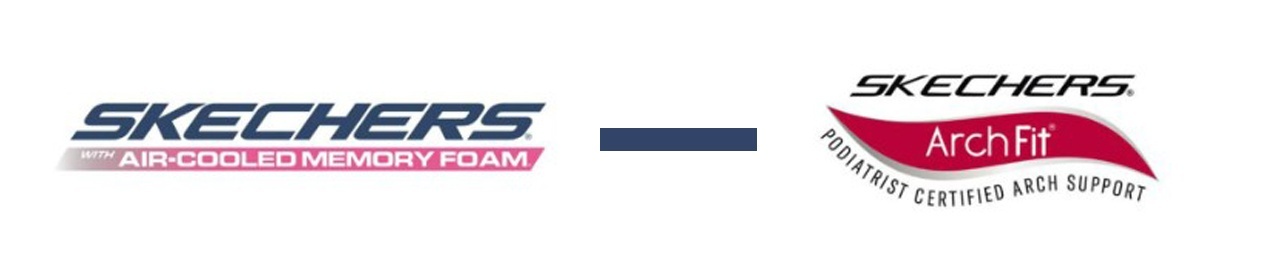 Comparatie tehnologii Skechers Memory Foam si Arch Fit