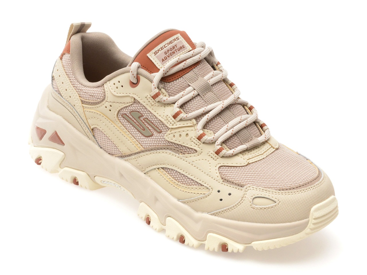 Pantofi sport damă Skechers D'Lites Hiker 180134-TPMT bej | Talpă