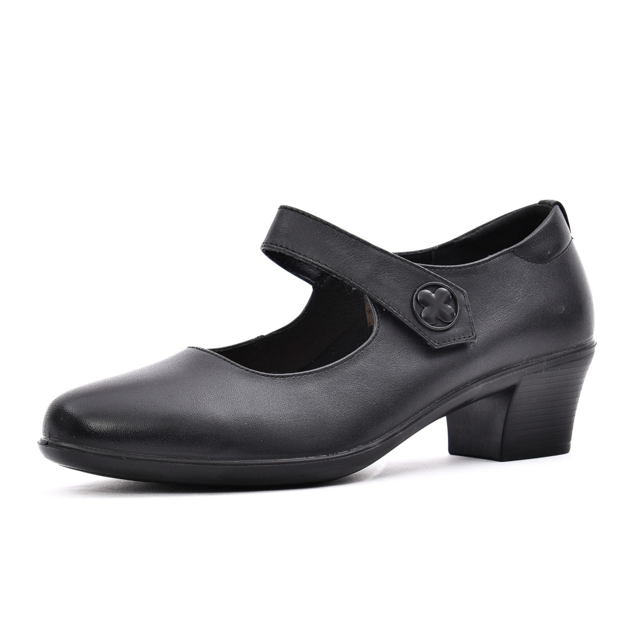 Pantofi dama din piele naturala, Karisma, X4X440014A 01-N, negru