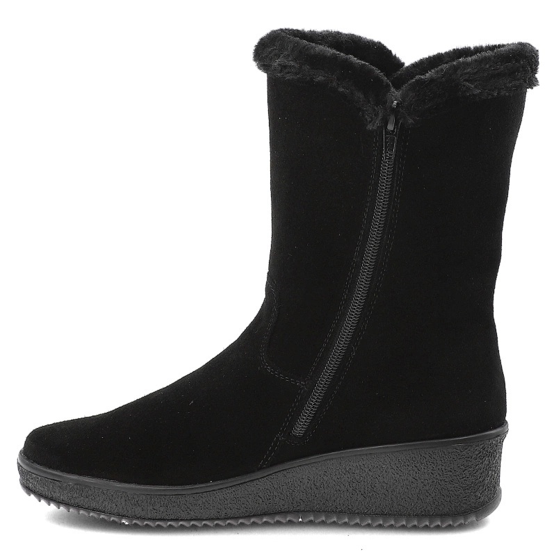 Cizmulite dama din piele de caprioara Rieker Y4456-00