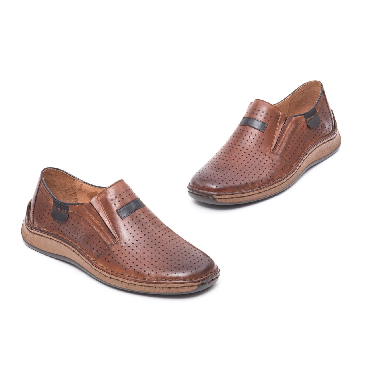 Pantofi barbati vara casual, piele naturala, LFX 595 Pantofi barbati vara casual, piele naturala, LFX 595