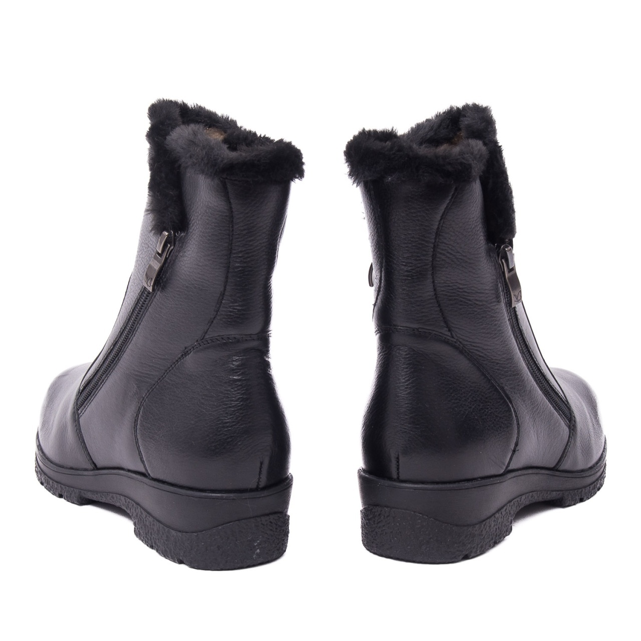 Ghete dama din piele naturala, Caprice 9-26409-41 02B BLACK NAPPA