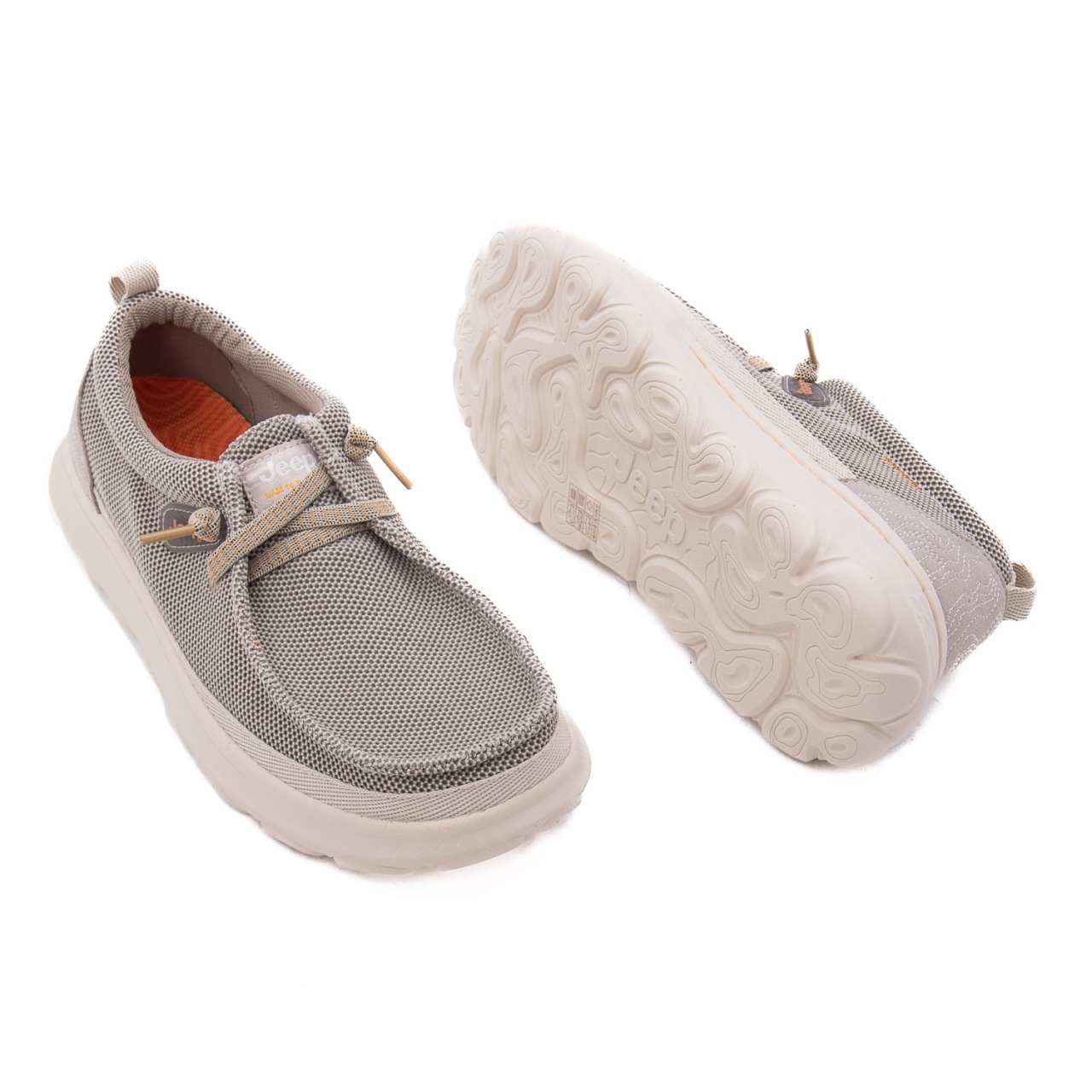Pantofi barbati casual, JEEP JM61090A 023 KAUAI WALLABEE KNIT, Bej