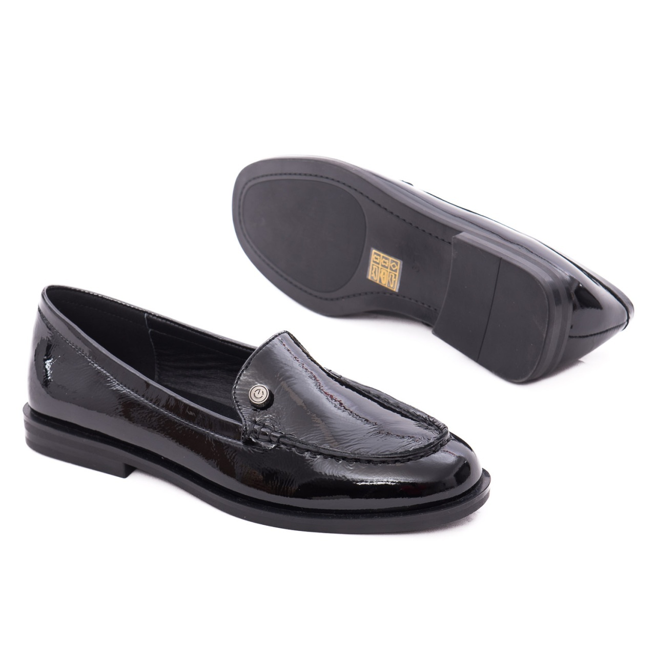 Pantofi dama casual din piele naturala lacuita, Epica 4ZFL80008A