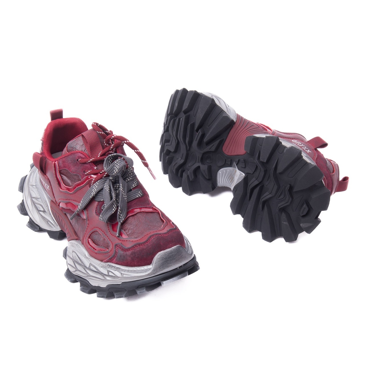 Pantofi dama din piele naturala, Gryxx Z61016-5A PDPD 23-N, bordo