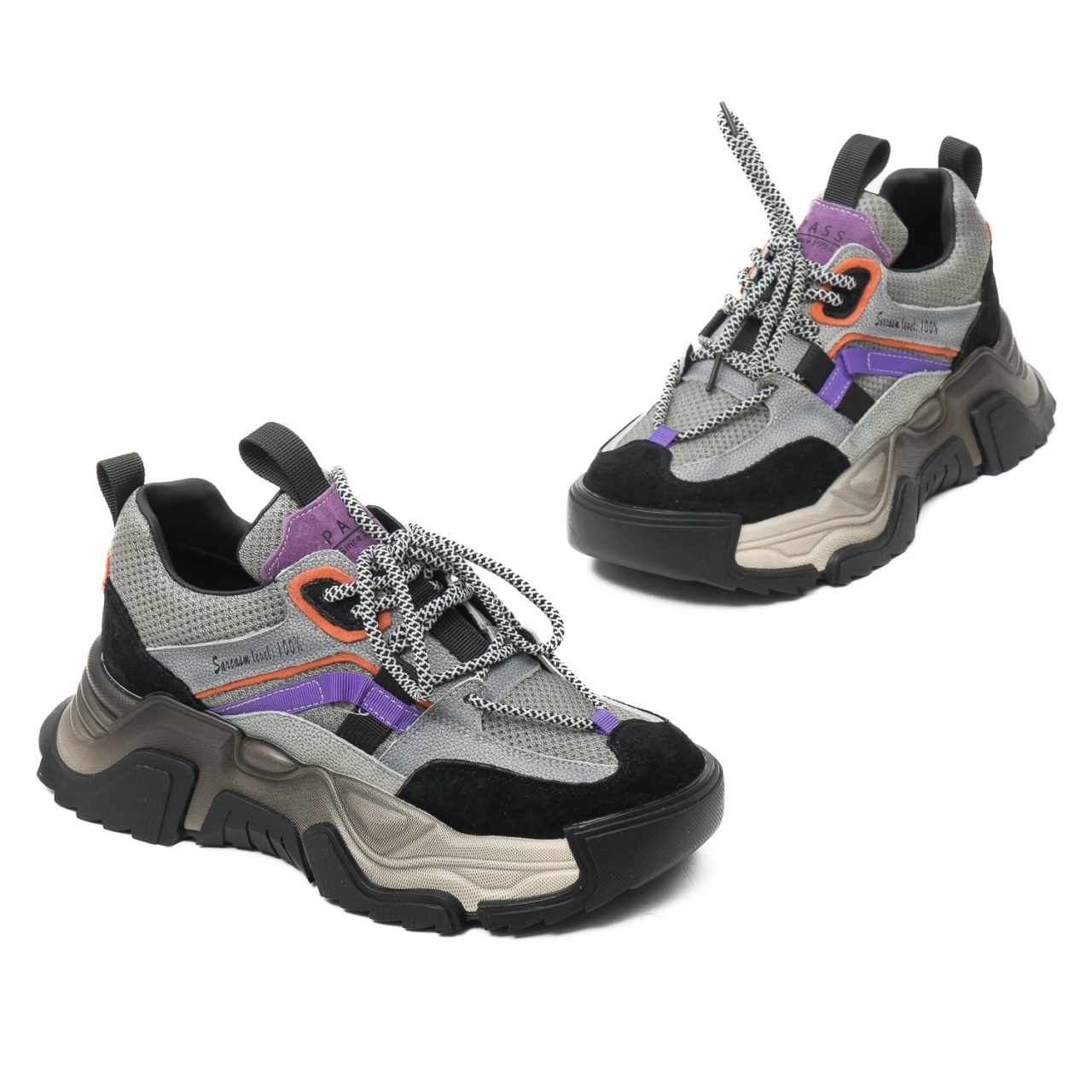 Pantofi dama sport din piele ecologica, PASS Collection