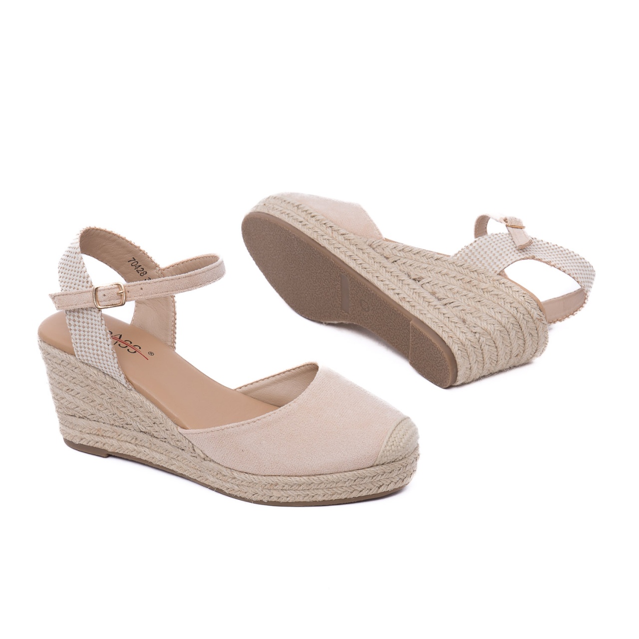 Manuela Espadrille Bio ZUECO PLATAFORMA MEDIA ESPARTO BEIG Zapa10