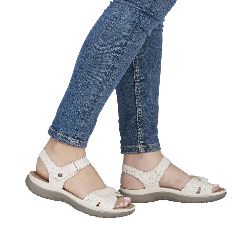 アンドレ Sandale Damă Rieker 64858-60 Bej | Confort Antistress 2026