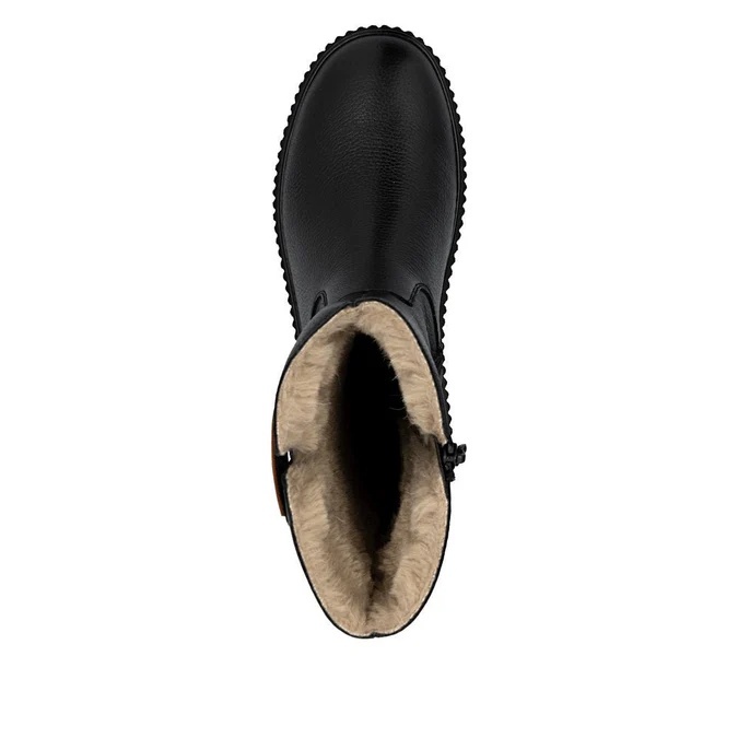 Cizma scurta dama Rieker din piele naturala, Y4355-00