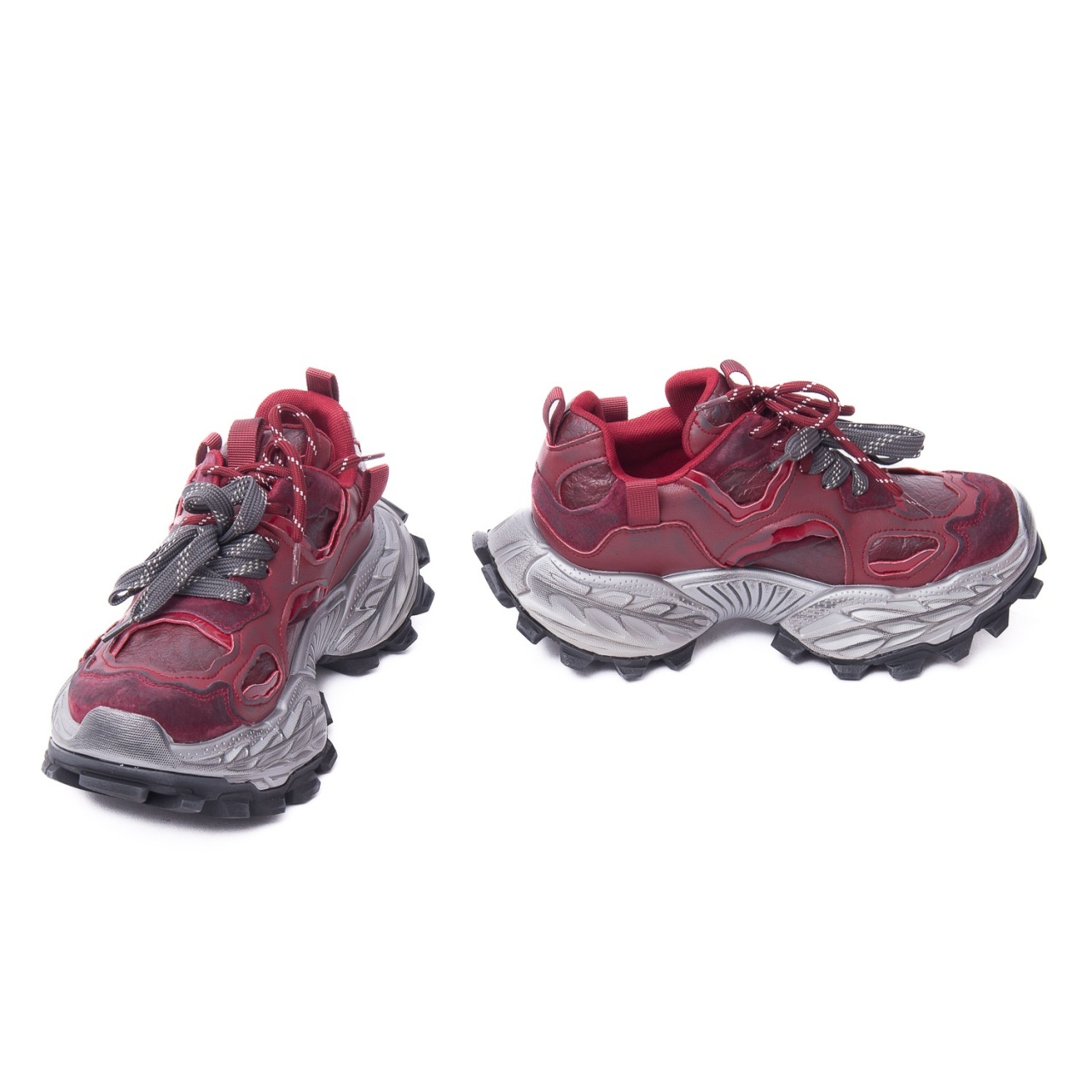 Pantofi dama din piele naturala, Gryxx Z61016-5A PDPD 23-N, bordo