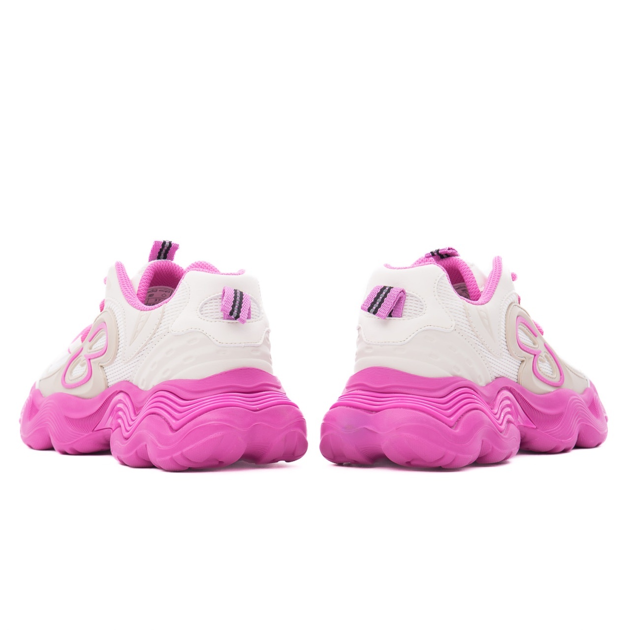 Sneakers Damă Chunky Gryxx Fuchsia | Piele Mix 0G36398