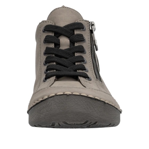 Botine dama din imitatie de piele, Rieker, 52514-42, gri - Img 10