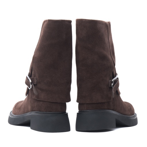 Botine dama din piele intoarsa, Epica, 7QXS70008B 02-I, maro - Img 6