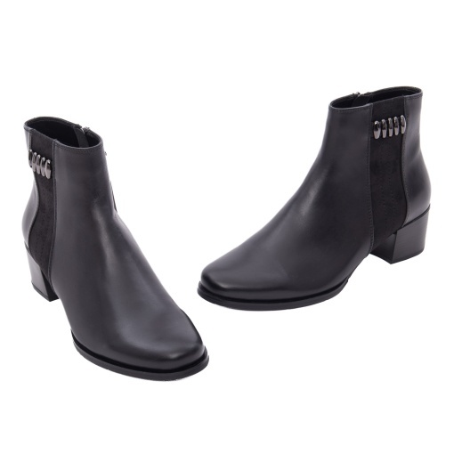 Botine dama din piele naturala, Regarde le Ciel JOLENE 26 - 5239 DELICE ETNA BLACK, negru - Img 2