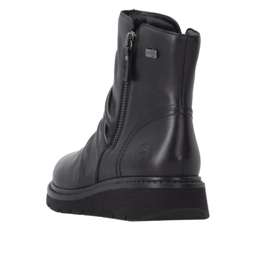 Botine dama din piele naturala, Remonte D3981-00, negru - Img 3