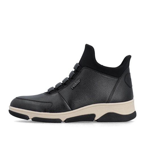 Botine dama din piele naturala, Rieker L5651-0, negru - Img 4