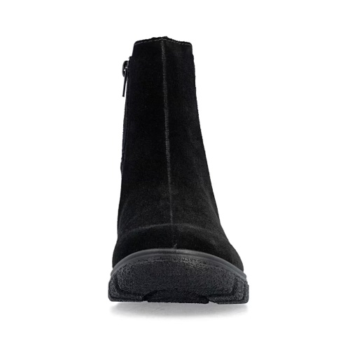 Botine dama din piele naturala, Rieker Z7269-00, negru - Img 7