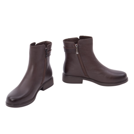 Botine dama KARISMA 1J890007B 02-N, maro - imagine 4