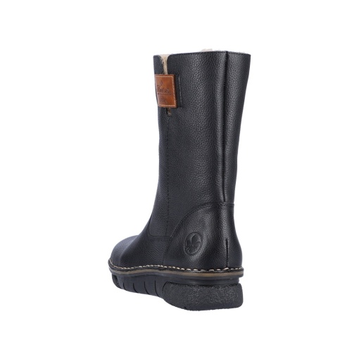 Cizme dama, piele naturala, 73350-00, negru - Img 8