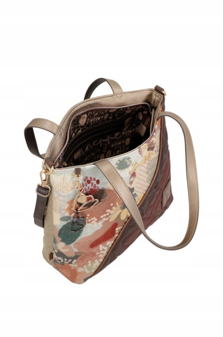 Geanta eleganta A4 BLOSSOM din piele ecologica, Anekke 43712-214 Multicolor - Img 4