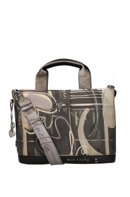 Geanta eleganta ORCHESTRA MELODY din piele ecologica, Anekke 43811-222 Multicolor - Img 8