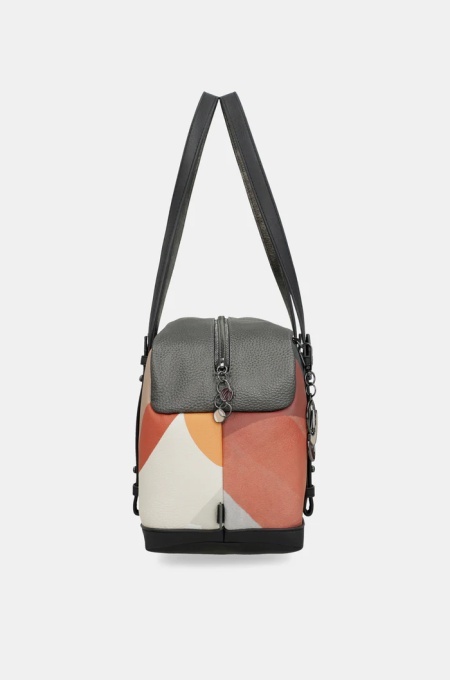 Geantă Umăr Anekke 42752-406 - Design Abstract Multicolor - 32 cm - Img 4
