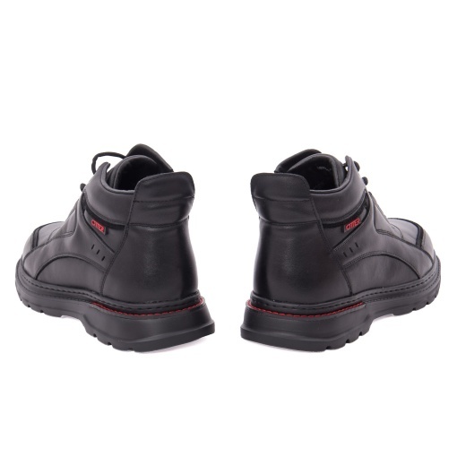 Ghete barbati din piele naturala, Otter 1E690014A 01-N, negru - Img 5