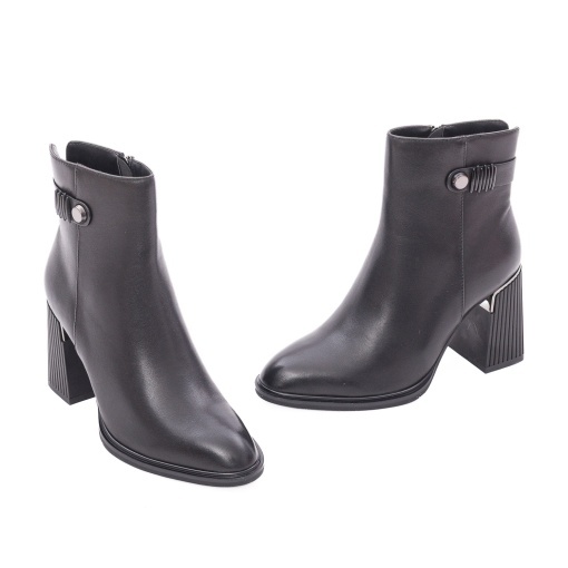 Ghete dama din piele naturala, Epica 1JI90046B 01-N, negru - Img 3