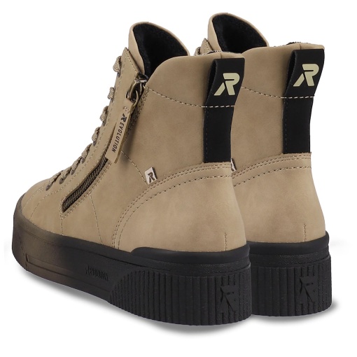 Ghete dama piele intoarsa camel Rieker Evolution W0761-20 - Img 3