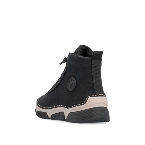 Ghete dama Rieker 45912-00, negru - imagine 6