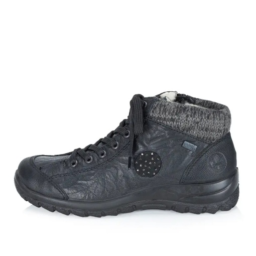 Ghete dama Rieker L7110-01, negru - imagine 2