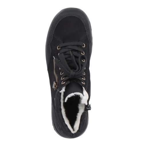 Ghete dama Rieker L7701-00, negru - vedere de sus