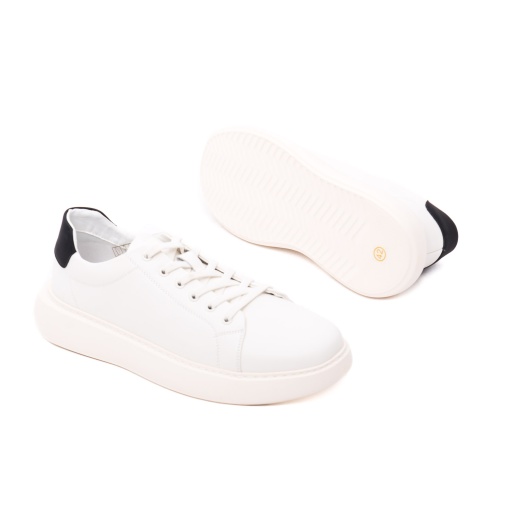 Pantofi bărbătești Otter 7FSN60007A 47-N din piele naturală, alb - Img 4