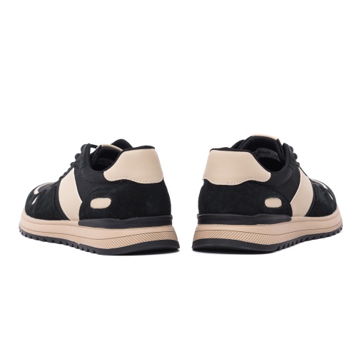Pantofi bărbătești Otter E6E660005A L2-Z din material textil, negru - Img 6