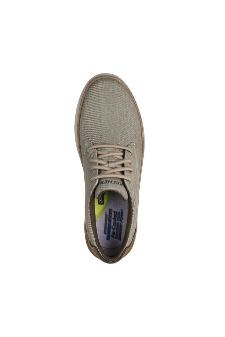 Pantofi barbati casual din material textil, Skechers HYLAND - RATNER 205135 KHK KHAK, kaki - Img 3