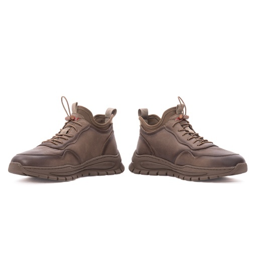 Pantofi barbati casual din piele naturala, Otter 1CJ30010B 40-N, maro kaki - Img 5