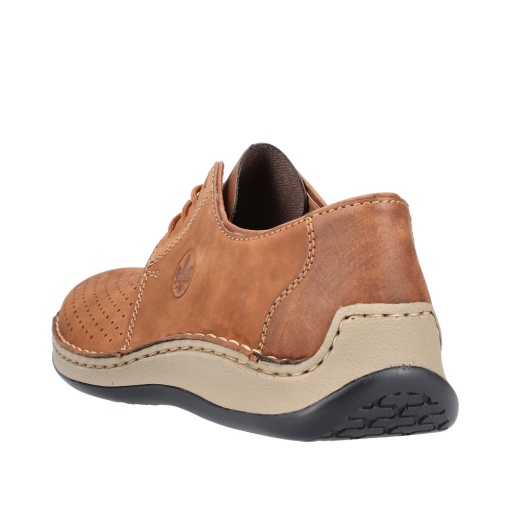 Pantofi barbati casual, piele naturala nabuc, 05226-24, maro - Img 5