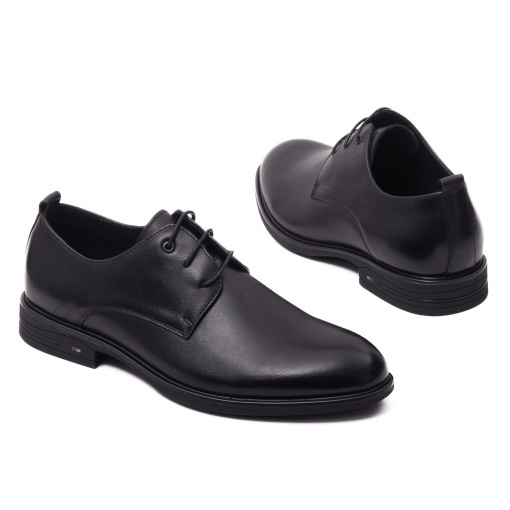 Pantofi barbati din piele naturala, Otter, E6E670002A 01-N, negru - Img 3