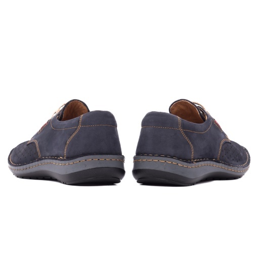 Pantofi barbati din piele naturala, Otter OT9554 42-2, bleumarin - Img 6