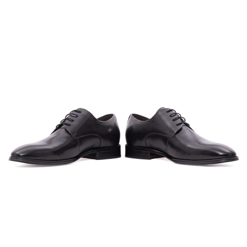 Pantofi barbati eleganti din piele naturala, Caribu 3MKD1-08-3A 01-N, negru - Img 5