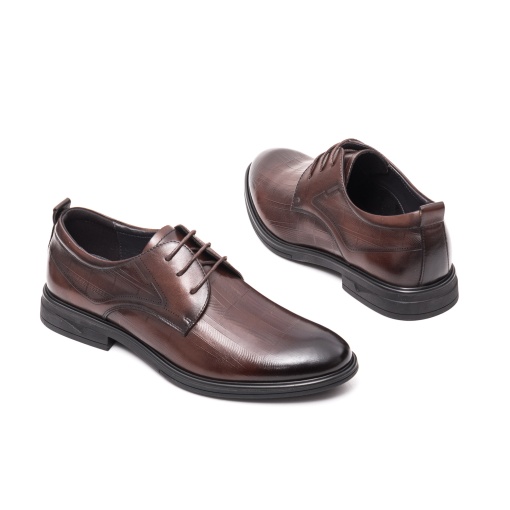 Pantofi barbati eleganti, piele naturala, 7R97792 C4-N, maro - Img 3