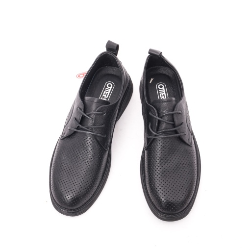 Pantofi bărbați negri din piele naturală Otter 7CCJ60003A 01-N – casual - Img 5