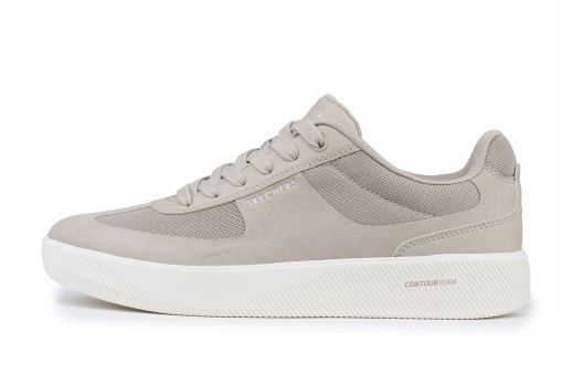 Pantofi barbati sport din material textil, Skechers ARCH FIT COURT BREAK 183400 NAT NATURAL, bej - Img 2