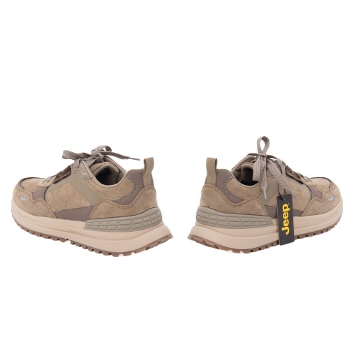 Pantofi barbati sport din piele mix, JEEP JM62101A 036 GROUND MONO, maro kaki - Img 6