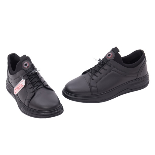 Pantofi casual barbati Otter OT503 01-N, negru - imagine 2