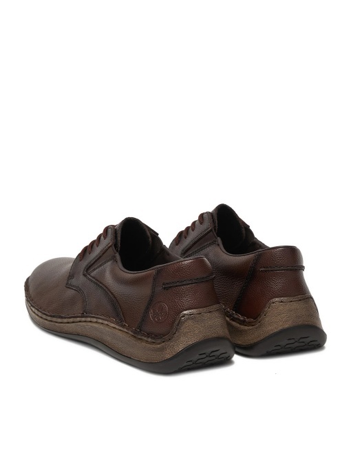 Pantofi Casual Bărbați Rieker 05211-25 Maro - Piele Naturală - Lat - Img 4
