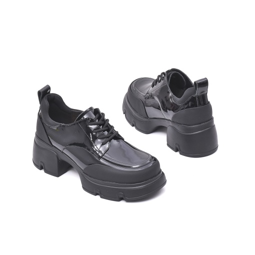 Pantofi casual cu platforma piele naturala, M4M450015 01-L - Img 5