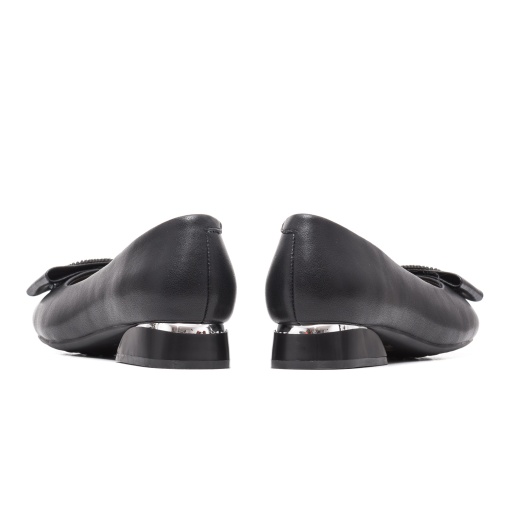Pantofi cu toc mic, piele naturala, 7OWG40038E 01-N, negru - Img 3