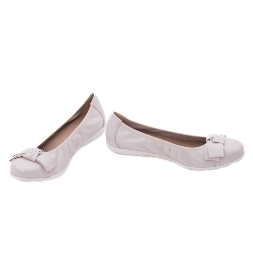 Pantofi dama casual din piele naturala, Caprice, 9-22153-42-136 PEARL PERL DEE, bej - Img 4