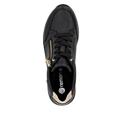 Pantofi dama casual din piele naturala, Remonte D0T03-03, negru - Img 8